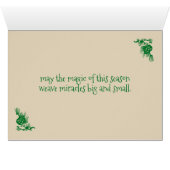 Kuffel met zwarte tand en songbird kerst (Binenzijde Horizontaal (Onderkant))