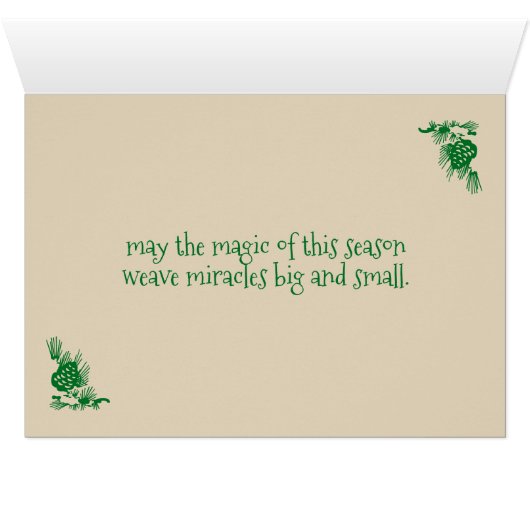 Kuffel met zwarte tand en songbird kerst (Binenzijde Horizontaal (Onderkant))