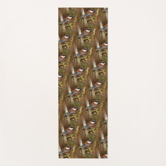 Kuffelkaas op de peren yogamat (Voorkant)