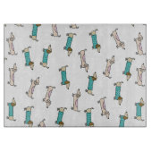 Kuffelkaas van dachshunds snijplank (Voorkant)