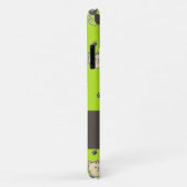 Kuffelkatten op groen Case-Mate iPhone case (Achterkant/rechts)