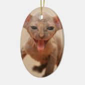 Kuffelkeuk met tong uit keramisch ornament (Links)