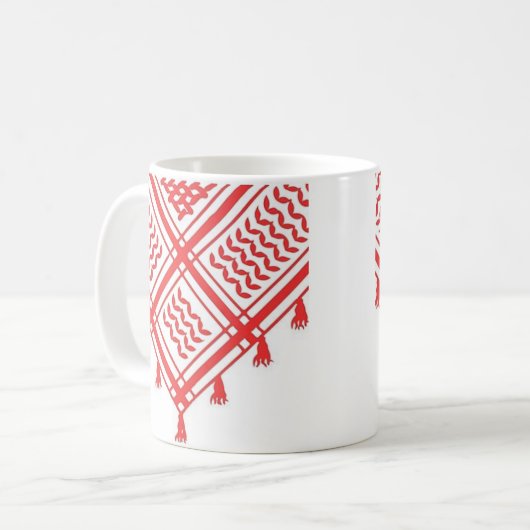 Kufiyeh Koffiemok (Voorkant links)