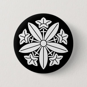 Kuga gentiaan wiel ronde button 5,7 cm