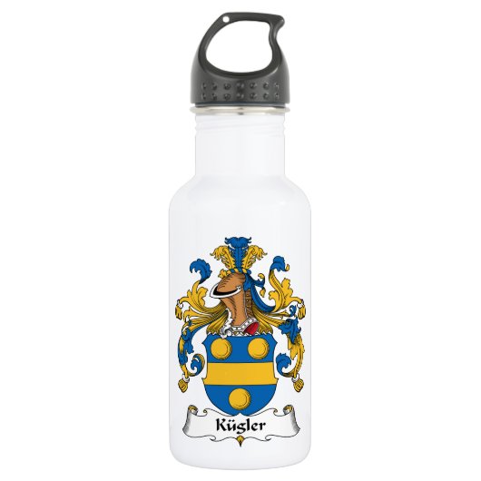 Kugler Family Crest Waterfles (Voorkant)