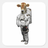 Kuh Astronaut Sticker (Voorkant)