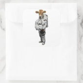 Kuh Astronaut Sticker (Tas)
