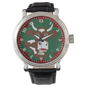 Kuh Schweiz Suisse Svizzera Svizra Zwitserland Horloge