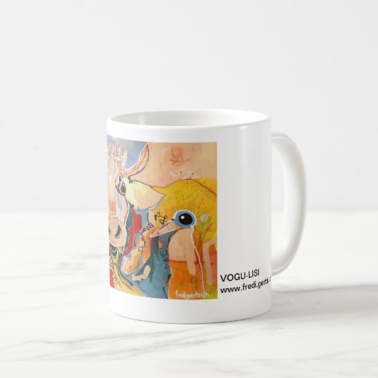 Kuhle Tasse: Vogu-Lisi Koffiemok (Voorkant rechts)