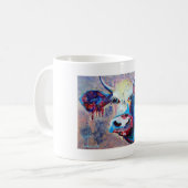 Kuhle Tasse: Winterblues II Koffiemok (Voorkant links)