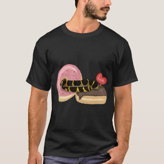 Kuhli Loach in Donuts T-shirt (Voorkant)
