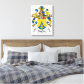 Kuhn Family Crest Canvas Afdruk (Insitu (Slaapkamer))