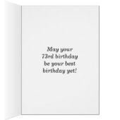 Kühn, Nep Hout, Nep Goud 73e Verjaardag + Naam (Binnen (Rechts))