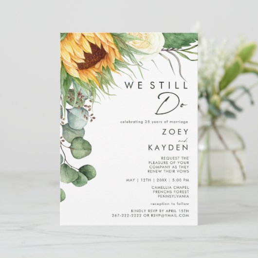 Kühn Sonnenblume | We Still Do Renewal Kaart (Staand voorkant)