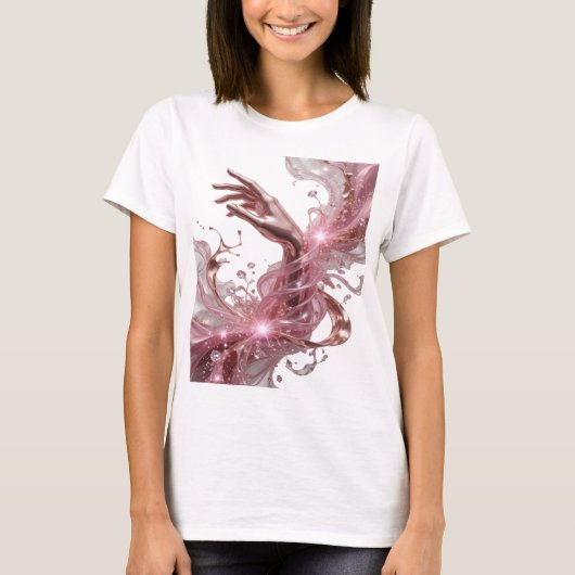 Kühn Zilveren HANDEN VAN DE EEUWIGHEID Statement D T-shirt (Voorkant)