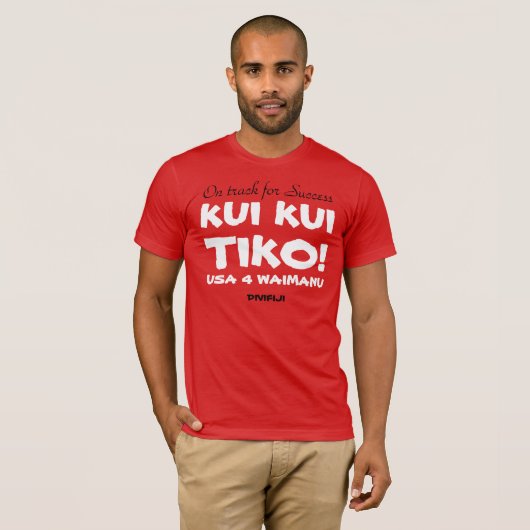 Kui Tiko Mannen T-shirt (Voorkant volledig)