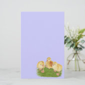 Kuif Buff ganzenjongen Briefpapier (Staand voorkant)