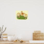 Kuif Buff ganzenjongen Poster (Keuken)