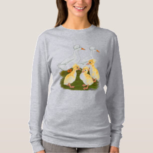 Kuif-eend Familie T-shirt