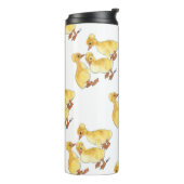 Kuif witte eendjes thermosbeker (Gedraaid links)