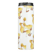 Kuif witte eendjes thermosbeker (Achterkant)