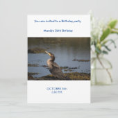 Kuifaalscholver Kaart (Staand voorkant)