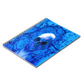 Kuifblauwe schedel notitieboek (Linkerzijde)