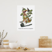 Kuifbrij, John Audubon Poster (Keuken)