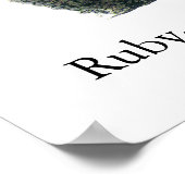 Kuifbrij, John Audubon Poster (Hoek)