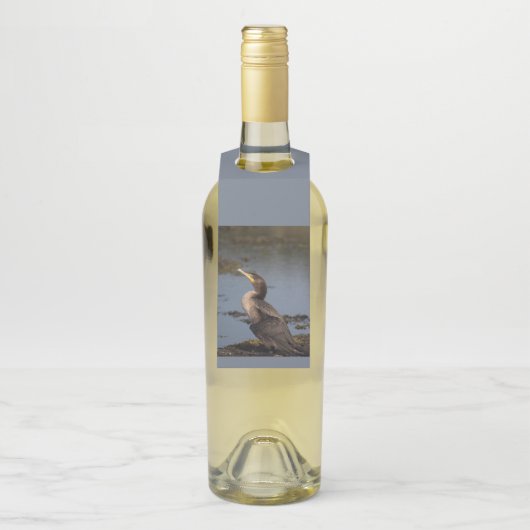 Kuifcormorant Flessenhanger (Op fles)