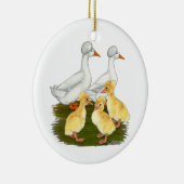 Kuifeendfamilie Keramisch Ornament (Rechts)