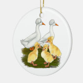 Kuifeendfamilie Keramisch Ornament (Links)