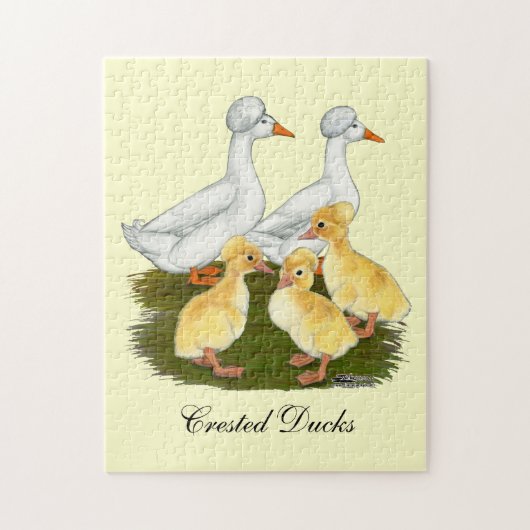 Kuifeendfamilie Legpuzzel (Verticaal)