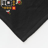 Kuifgecko lelijke kersttrui fleece deken (Hoek)