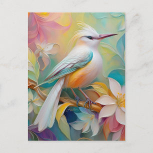 Kuifgouden Staart Fantasie Vogel Briefkaart