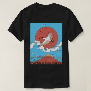 Kuifibis in vlucht t-shirt