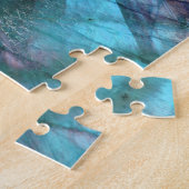 Kuifje Evil Eye Amulet Mineral Textures Collage Legpuzzel (Zijkant)