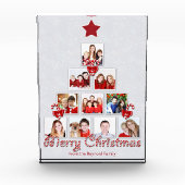 Kuifje kerstboom met snoepriet Foto collage (Voorkant)