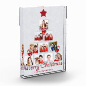 Kuifje kerstboom met snoepriet Foto collage (Links)