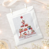 Kuifje kerstboom met snoepriet Foto collage Bedankzakje (Geknipt)