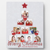 Kuifje kerstboom met snoepriet Foto collage Fotoplaat (Voorkant)