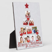 Kuifje kerstboom met snoepriet Foto collage Fotoplaat (Zijkant)