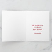 Kuifje kerstboom met snoepriet Foto collage Kaart (Binnen)