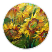 Kuifjes van keramische stoffen knop (Voorkant)