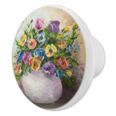 Kuifjes van keramische stoffen knop (Rechts)