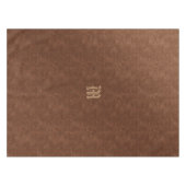 Kuifleren koper look tafelkleed (Voorkant (Horizontaal))