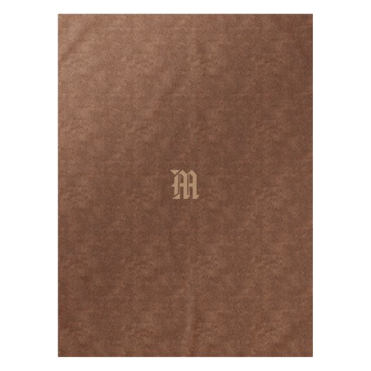 Kuifleren koper look tafelkleed (Voorkant)