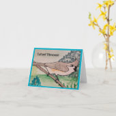 Kuifmees kaart (Gele Bloem)