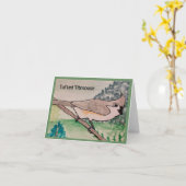 Kuifmees kaart (Gele Bloem)