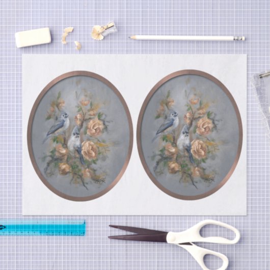 Kuifmees Tissuepapier (Craft)